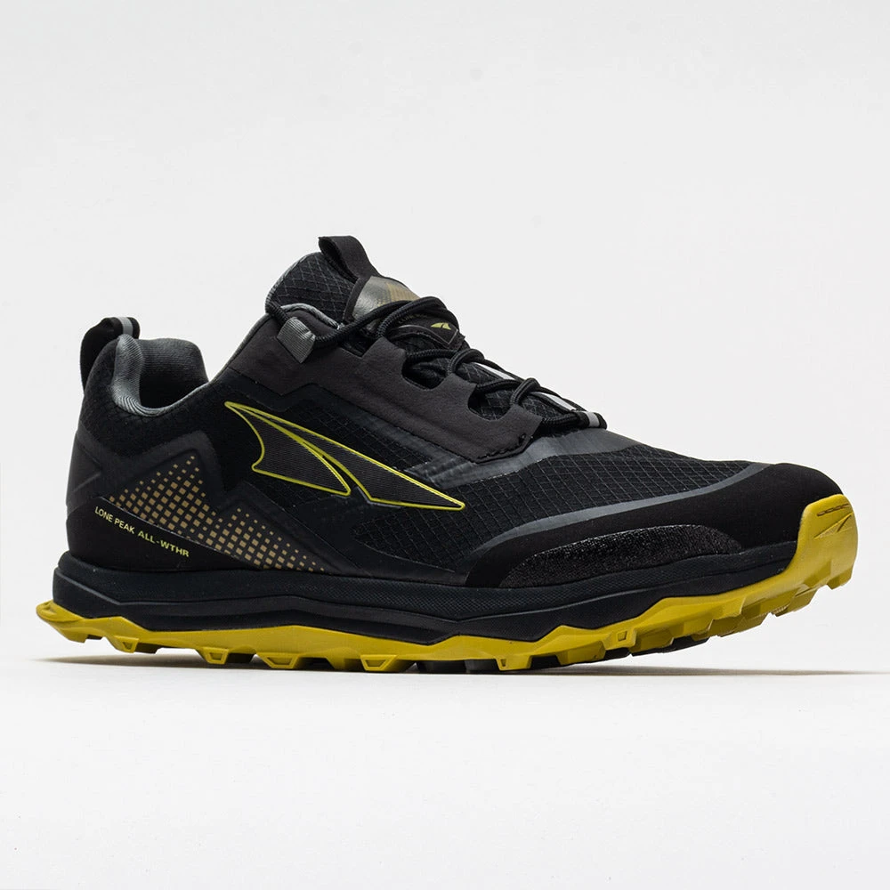 Altra Lone Peak All-Weather Men's Black/Yellow 7 Altra Lone Peak All-Weather Men's Black/Yellow - Image 5