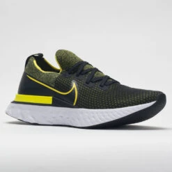 Nike React Infinity Run Flyknit Men's Black/Sonic Yellow -Sports Shoe Store 046537 5