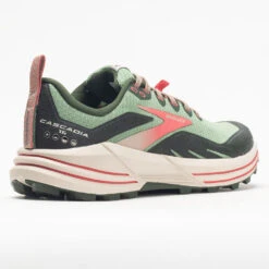 Brooks Cascadia 16 Women's Basil/Duffel Bag/Coral -Sports Shoe Store 047329 6