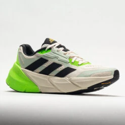 Adidas AdiSTAR Men's Chalk White/Black/Solar Green -Sports Shoe Store 048485 5
