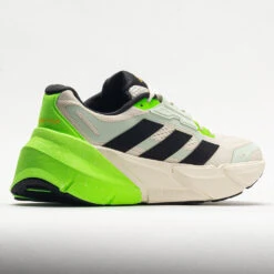Adidas AdiSTAR Men's Chalk White/Black/Solar Green -Sports Shoe Store 048485 6