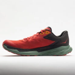 HOKA Zinal Men's Fiesta/Black Olive 9 HOKA Zinal Men's Fiesta/Black Olive -Sports Shoe Store 048575 1