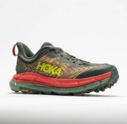 HOKA Mafate Speed 4 Men's Thyme/Fiesta -Sports Shoe Store 048635 5