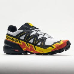 Salomon Speedcross 6 Men's White/Black/Empire Yellow -Sports Shoe Store 048962 5