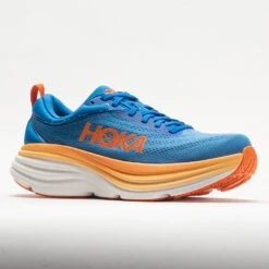 HOKA Bondi 8 Men's Coastal Sky/Vibrant Orange 12 HOKA Bondi 8 Men's Coastal Sky/Vibrant Orange -Sports Shoe Store 049225 5