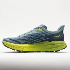 HOKA Speedgoat 5 Men's Stone Blue/Dark Citron 9 HOKA Speedgoat 5 Men's Stone Blue/Dark Citron -Sports Shoe Store 049271 1