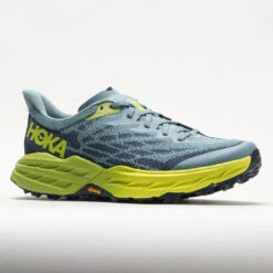 HOKA Speedgoat 5 Men's Stone Blue/Dark Citron 12 HOKA Speedgoat 5 Men's Stone Blue/Dark Citron -Sports Shoe Store 049271 5