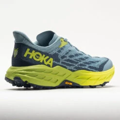 HOKA Speedgoat 5 Men's Stone Blue/Dark Citron 13 HOKA Speedgoat 5 Men's Stone Blue/Dark Citron -Sports Shoe Store 049271 6