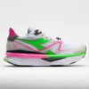 Diadora Atomo V7000 Women's White/Green Fluo/Pink Fluo -Sports Shoe Store 049498 3