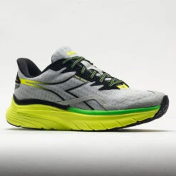 Diadora Equipe Nucleo Men's Silver/Black/Yellow -Sports Shoe Store 049503 5