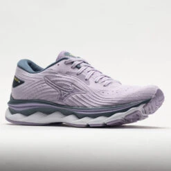 Mizuno Wave Sky 6 Women's Pastel Lilac/White -Sports Shoe Store 049691 5