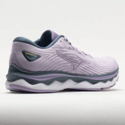 Mizuno Wave Sky 6 Women's Pastel Lilac/White -Sports Shoe Store 049691 6