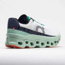 On Running On Cloudmonster Women's Undyed White/Creek -Sports Shoe Store 049723 6