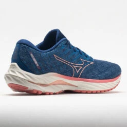 Mizuno Wave Inspire 19 Women's Blue Quartz/Peach Bud -Sports Shoe Store 049747 6