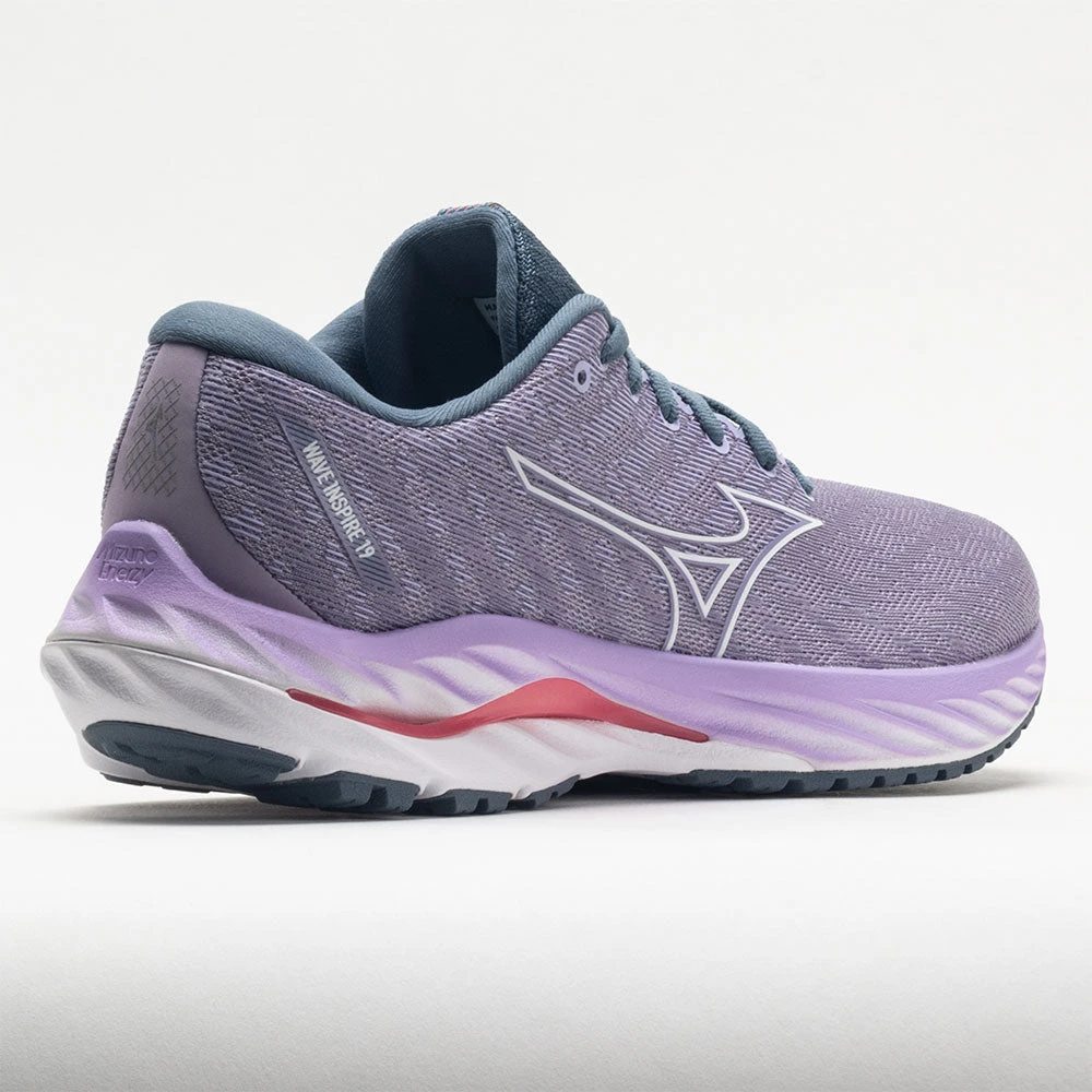 Mizuno Wave Inspire 19 Women's Wisteria/China Blue 8 Mizuno Wave Inspire 19 Women's Wisteria/China Blue - Image 6