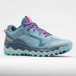 Mizuno Wave Mujin 9 Women's Forget Me Not/Nimbus Cloud -Sports Shoe Store 049757 5