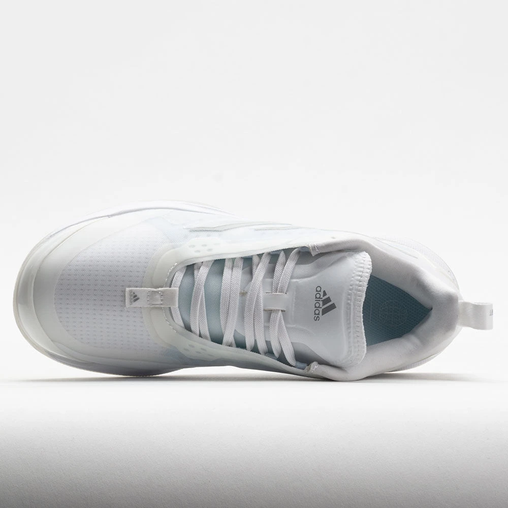 Adidas AvaCourt Women's White/White/Silver Metallic 5 Adidas AvaCourt Women's White/White/Silver Metallic - Image 3