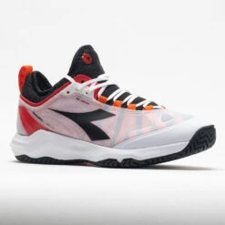 Diadora Speed Blushield Fly AG Men's White/Black/Fiery Red -Sports Shoe Store 116607 5