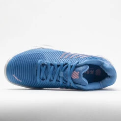 K-Swiss Hypercourt Express 2 Women's Silver Lake Blue/Wht/Orchid Pink -Sports Shoe Store 116672 2