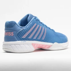 K-Swiss Hypercourt Express 2 Women's Silver Lake Blue/Wht/Orchid Pink -Sports Shoe Store 116672 6