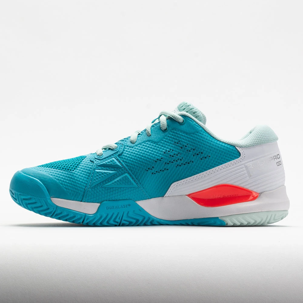 Wilson Rush Pro Ace Women's Scuba Blue/White/Fiery Coral 4 Wilson Rush Pro Ace Women's Scuba Blue/White/Fiery Coral - Image 2