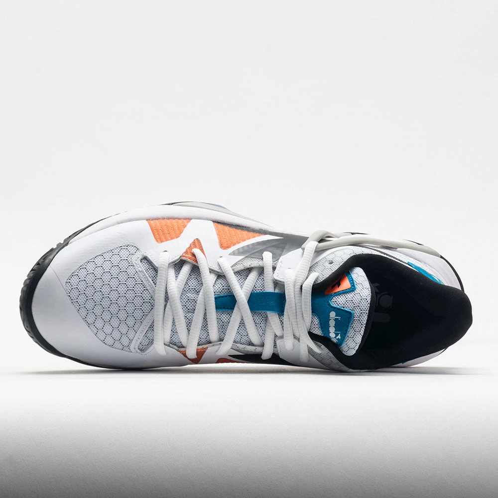 Diadora B.Icon AG Men's White/Black/Blue Jewel 5 Diadora B.Icon AG Men's White/Black/Blue Jewel - Image 3
