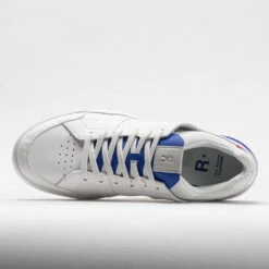 On Running On The Roger Clubhouse Men's White/Indigo -Sports Shoe Store 116858 2