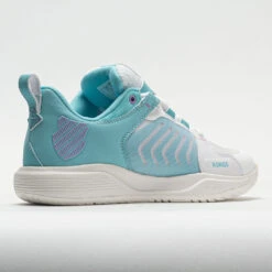 K-Swiss Ultrashot Team Women's Brilliant White/Angel Blue/Sheer Lilac -Sports Shoe Store 116903 6