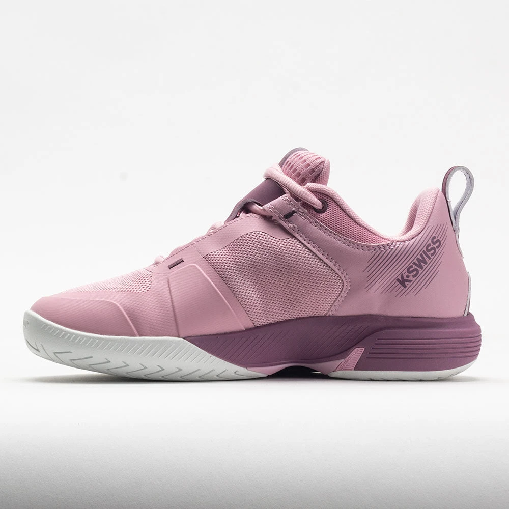 K-Swiss Ultrashot Team Women's Cameo Pink/Grape Nectar/White 4 K-Swiss Ultrashot Team Women's Cameo Pink/Grape Nectar/White - Image 2