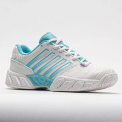 K-Swiss Bigshot Light 4 Women's Brilliant WhiteAngel Blue/Sheer Lilac -Sports Shoe Store 116921 5