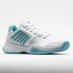 K-Swiss Court Express Women's White/Angel Blue/Sheer Lilac -Sports Shoe Store 116923 5