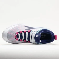 Diadora Speed Blushield Fly 4+ Clay Women's White/Blueprint/Pink -Sports Shoe Store 117030 2