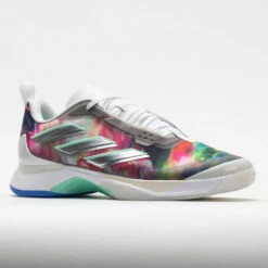 Adidas AvaCourt Women's White/Silver Metallic/Pulse Mint -Sports Shoe Store 117045 5