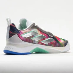 Adidas AvaCourt Women's White/Silver Metallic/Pulse Mint -Sports Shoe Store 117045 6