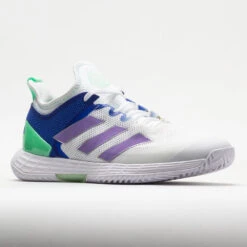 Adidas Adizero Ubersonic 4 Women's White/Violet Fusion/Silver Metallic -Sports Shoe Store 117052 5