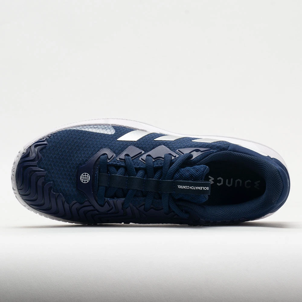 Adidas SoleMatch Control Men's Navy/Matte Silver/White 5 Adidas SoleMatch Control Men's Navy/Matte Silver/White - Image 3