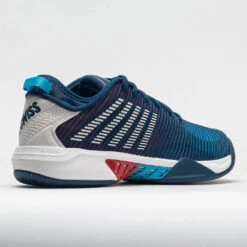 K-Swiss Hypercourt Supreme Men's Blue Opal/Blanc De Blanc/Lollipop -Sports Shoe Store 117123 6