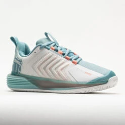 K-Swiss Ultrashot 3 Women's Blanc De Blanc/Mile Blue/Desert Flower 12 K-Swiss Ultrashot 3 Women's Blanc De Blanc/Mile Blue/Desert Flower -Sports Shoe Store 117133 5
