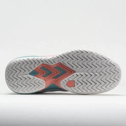 K-Swiss Ultrashot Team Women's Blanc De Blanc/Nile Blue/Desert Flower -Sports Shoe Store 117136 4