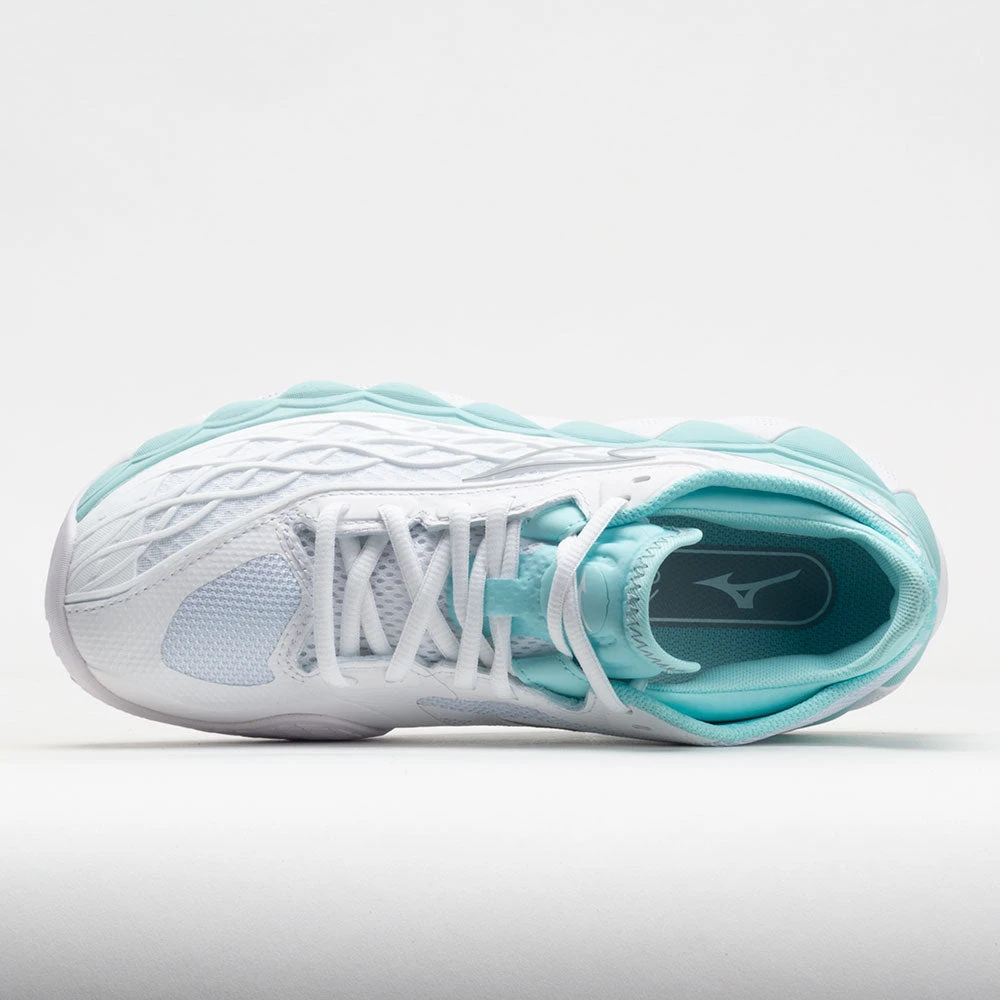 Mizuno Wave Enforce Tour AC Women's White/Tanager Turquoise 5 Mizuno Wave Enforce Tour AC Women's White/Tanager Turquoise - Image 3