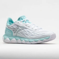 Mizuno Wave Enforce Tour AC Women's White/Tanager Turquoise 12 Mizuno Wave Enforce Tour AC Women's White/Tanager Turquoise -Sports Shoe Store 117145 5