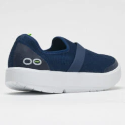 OOFOS OOmg Low Women's White/Navy -Sports Shoe Store 631140 6