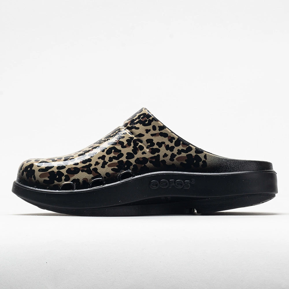 OOFOS OOcloog Limited Women's Black Leopard 4 OOFOS OOcloog Limited Women's Black Leopard - Image 2