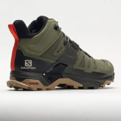 Salomon X Ultra 4 Mid GTX Men's Deep Lichen Green/Peat/Kelp -Sports Shoe Store 631495 6
